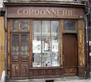 devanture cordonnerie