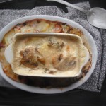 gratin de pommes de terre et champignons Saveurs novembre 2011