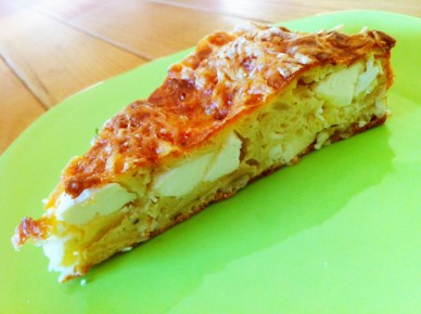 tarte grecque feta poireaux sans pâte