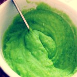 purée de petits pois comme un chef