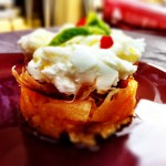 Melon jambon de parme et mozzarella