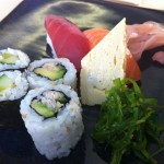 L'entrée du menu à 25 euros : cher mais très bon et très copieux