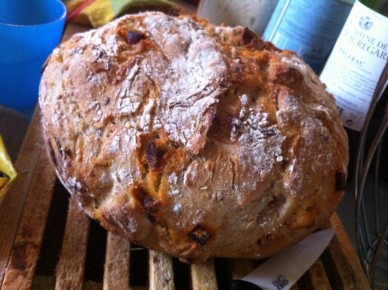 pain cocotte chorizo gouda oignons confits