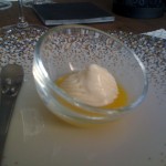 La mise en bouche mangue et St-Jacques
