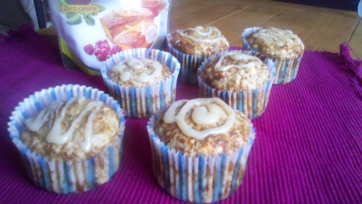 muffins flocons d'avoine chocolat blanc