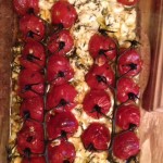Tomates cerises et feta rôties