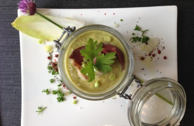 Velouté d'asperges et courgettes - Millésime and Co