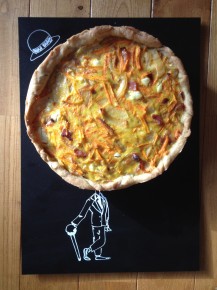 Quiche carottes feta