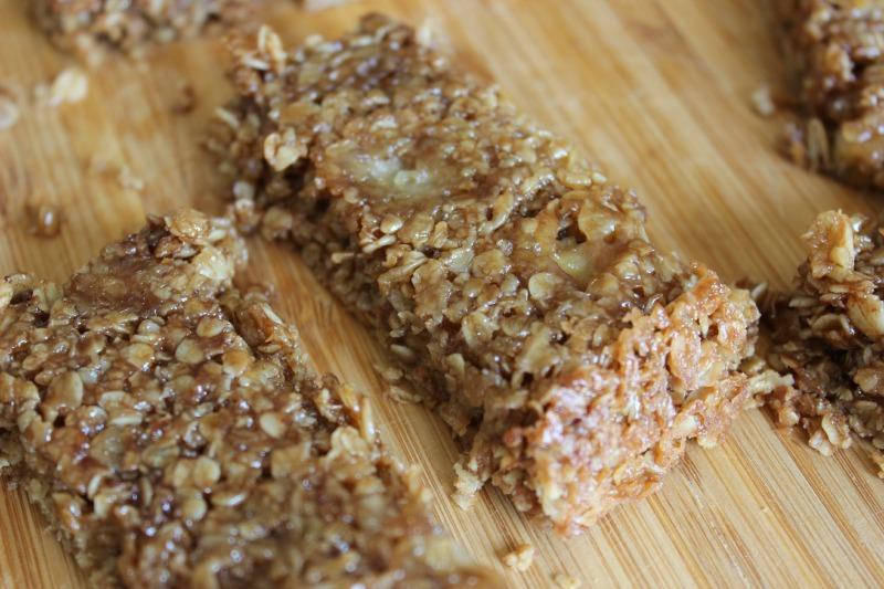 Flapjacks banane chocolat