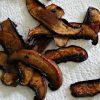 La recette du bacon vegan de champignon