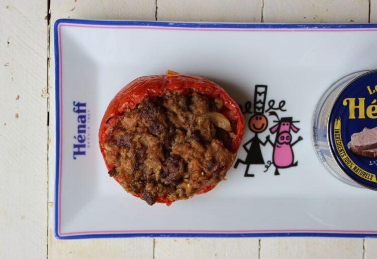 tomates farcies pâté Hénaff